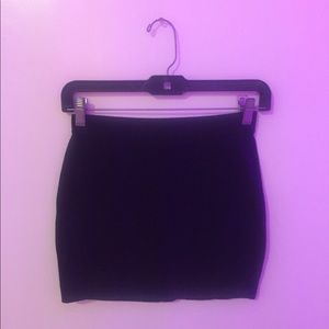 Black tube top/skirt